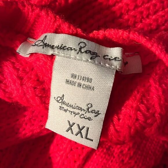 American Rag XXL bright pink NWT pullover sweater - 2494 - Picture 3 of 5